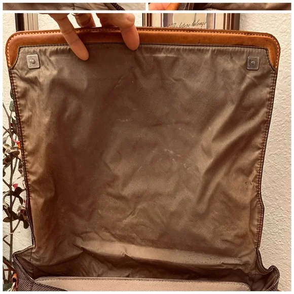 Authentic Louis Vuitton Large Canvas Fabric Messenger Crossbody Bag WITH COA - Picture 10 of 16